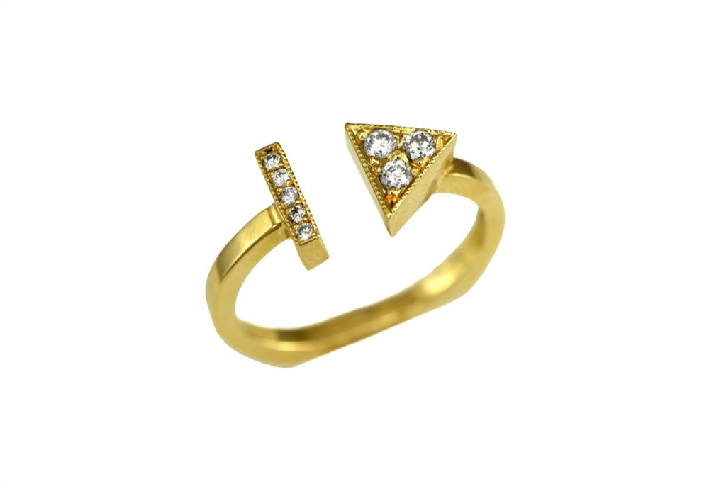 Strength and Balance diamond ring