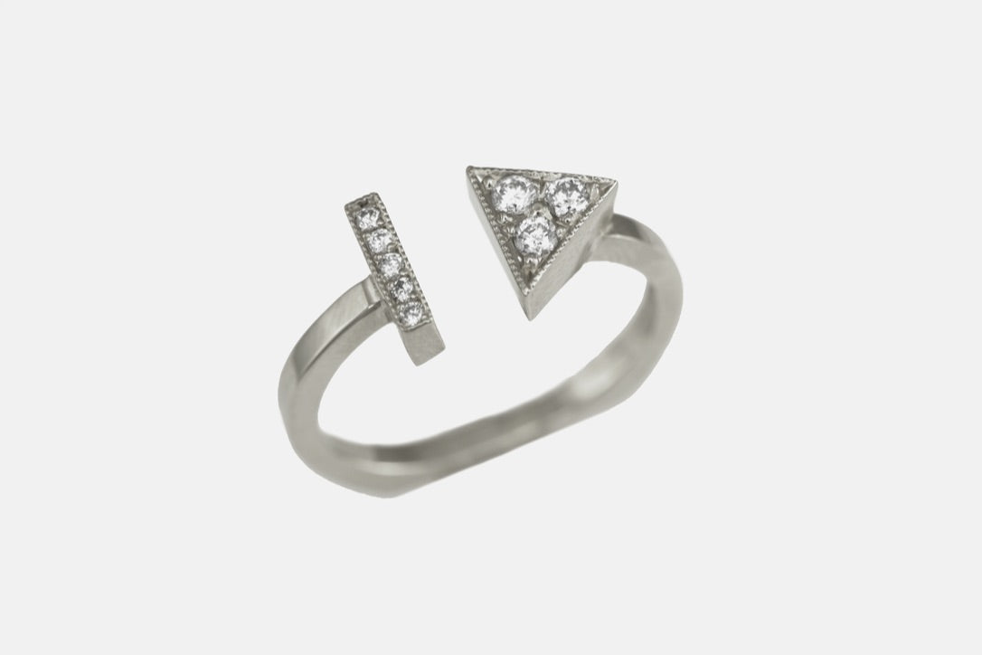 Strength and Balance diamond ring
