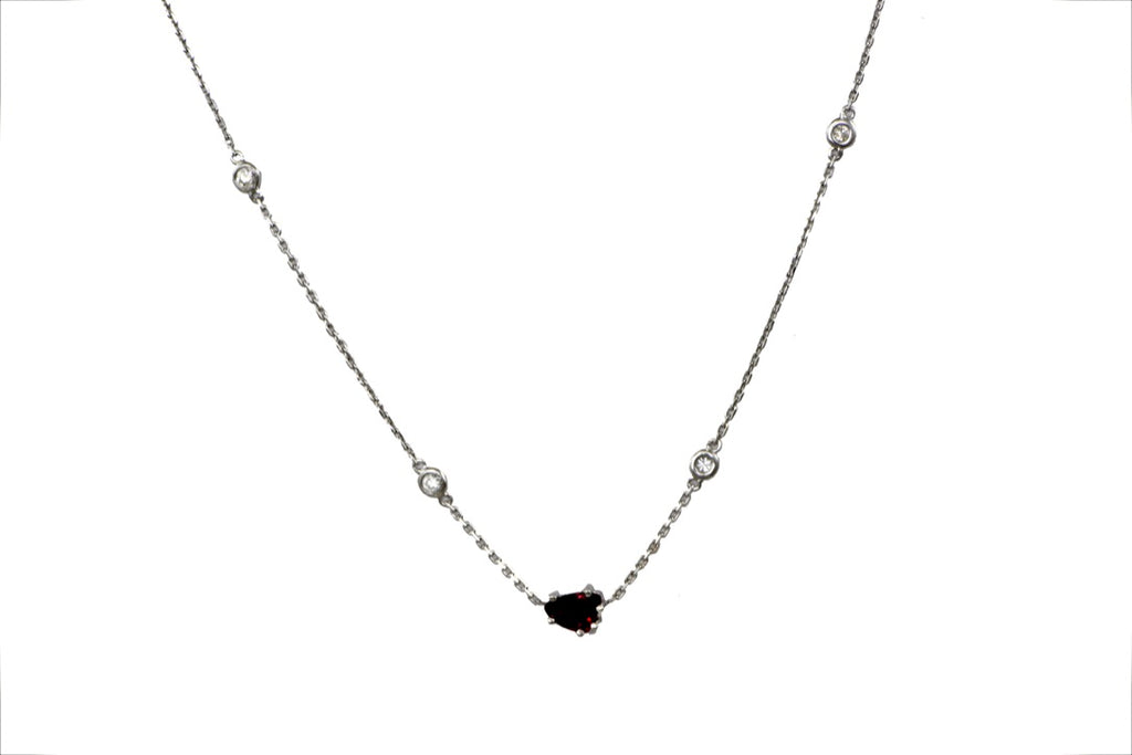 Ruby and diamond Necklace- "My Gem"
