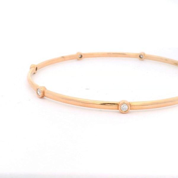 Diamond bangle bracelet