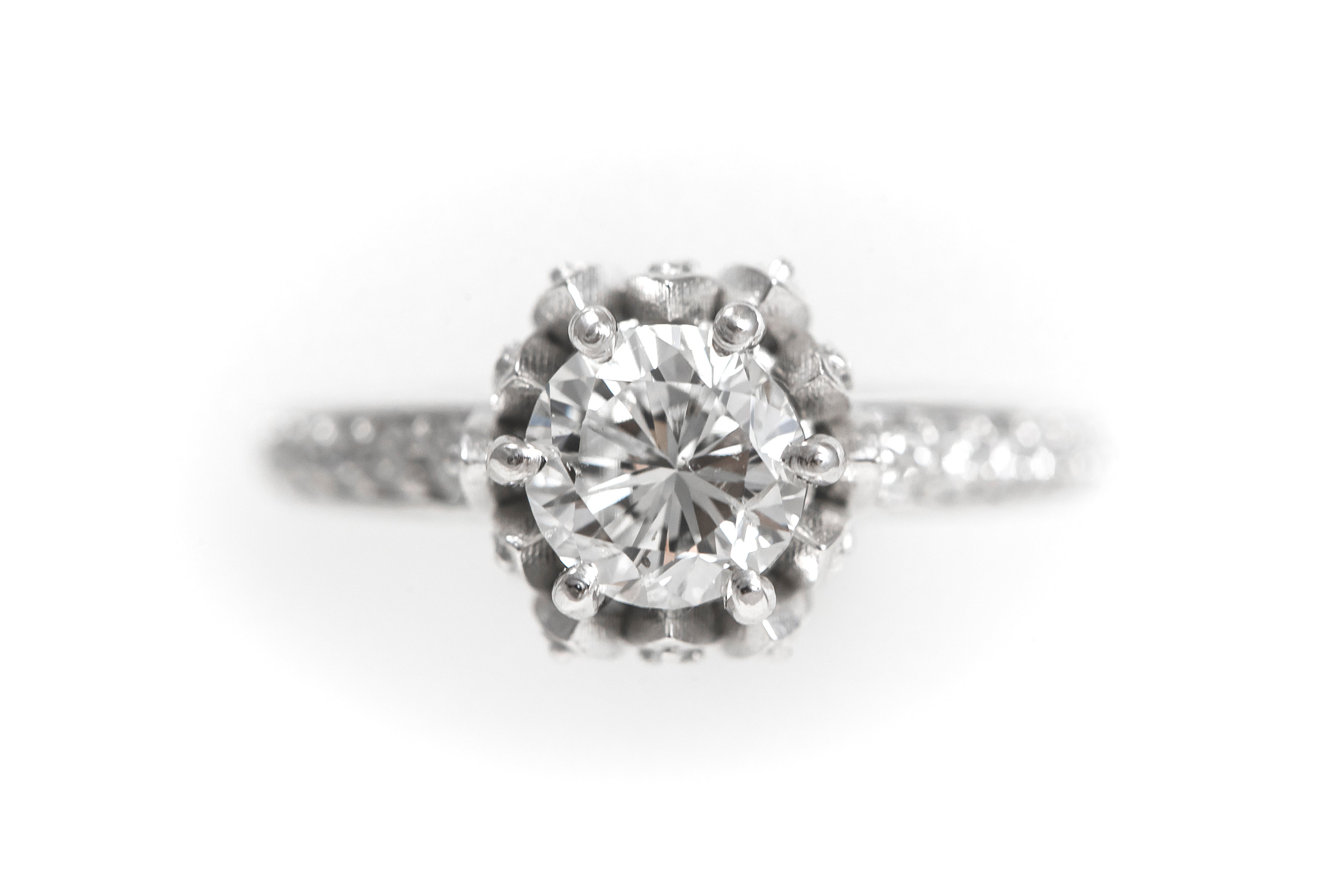 Diamond Semi mount Engagement Ring-Mary