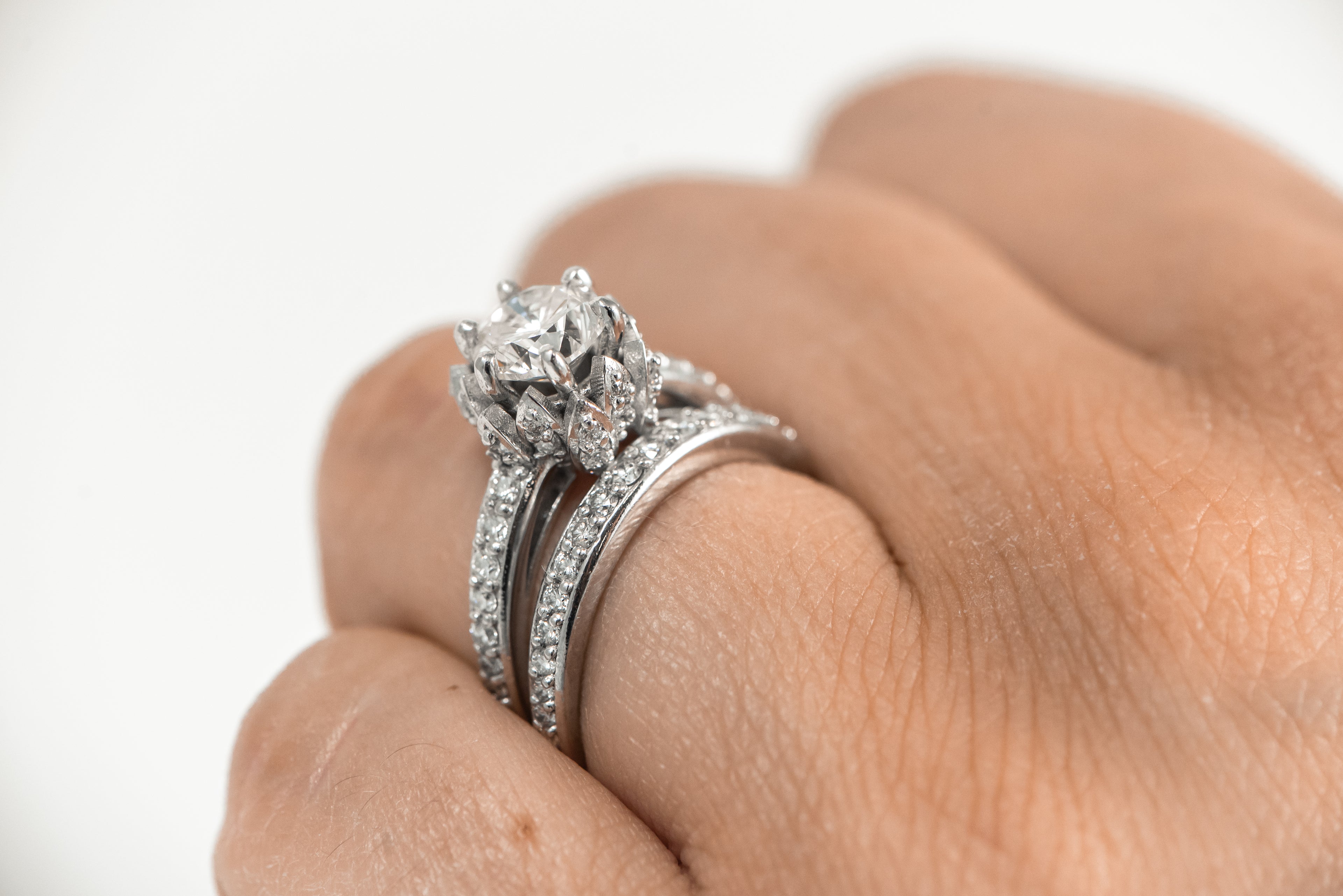 Diamond Semi mount Engagement Ring-Mary