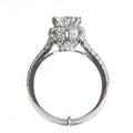 Diamond Semi mount Engagement Ring-"Elizabeth"