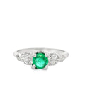 Vintage Emerald and diamond ring