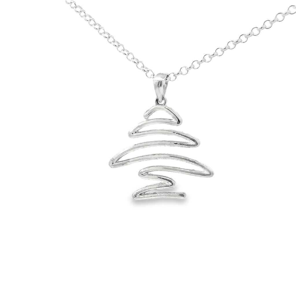 The Cedar Pendant-Sterling Silver